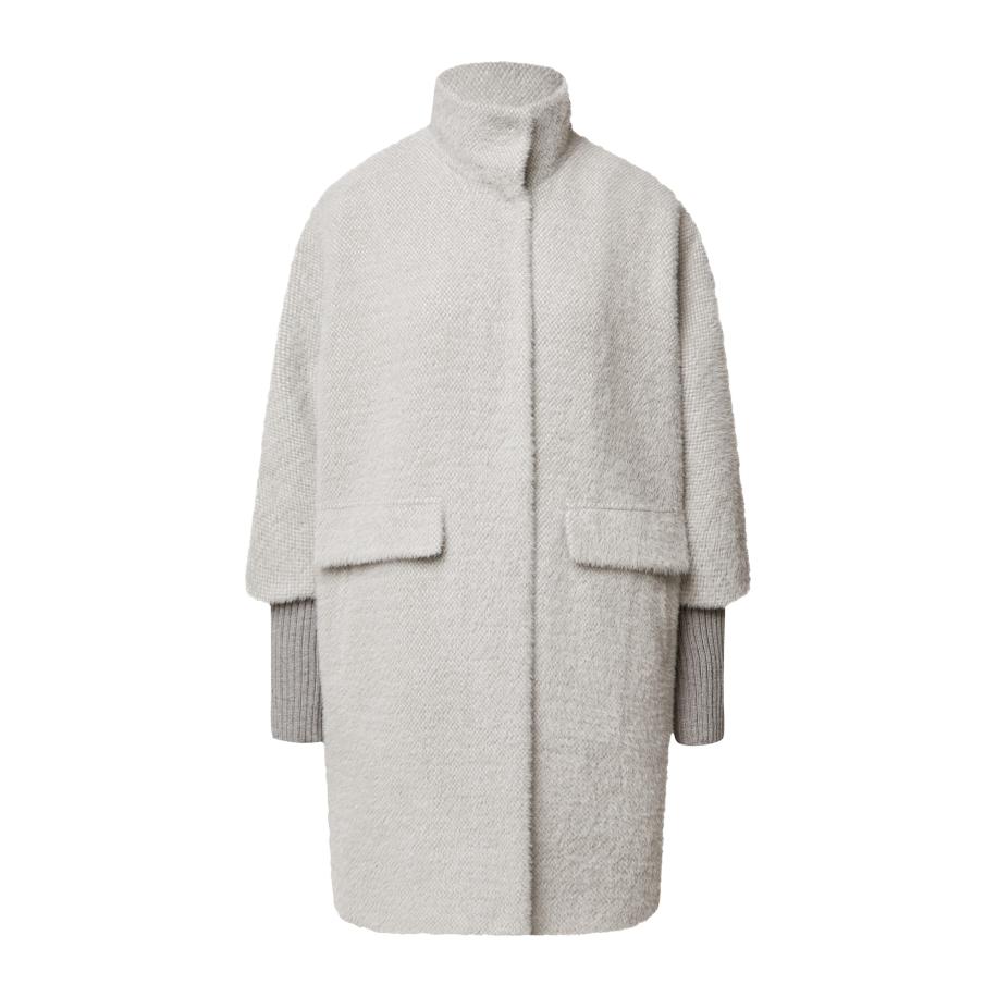 Comma COMMA Tussenmantel lichtgrijs -