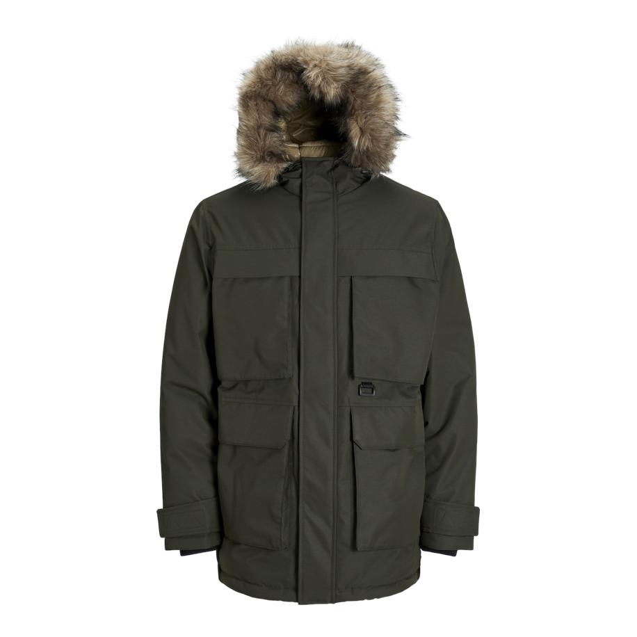 Jack & Jones JACK & JONES Tussenparka JJStar donkergroen -