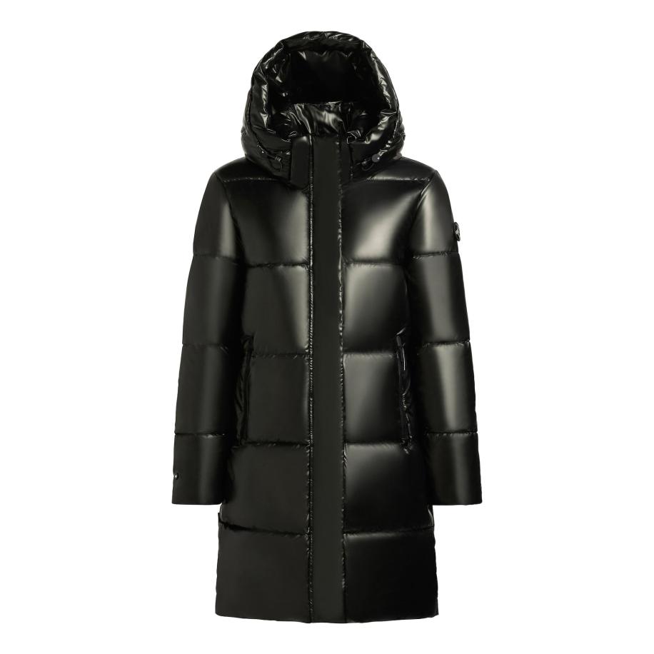 Khujo khujo Wintermantel Haya zwart -