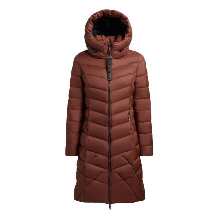 Khujo khujo Wintermantel Odana2 kastanjebruin