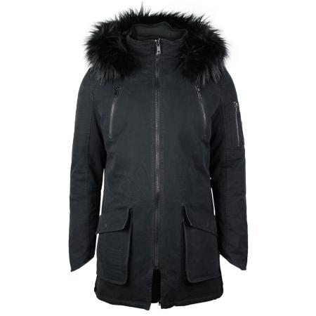 Trueprodigy trueprodigy Tussenparka Harvey zwart