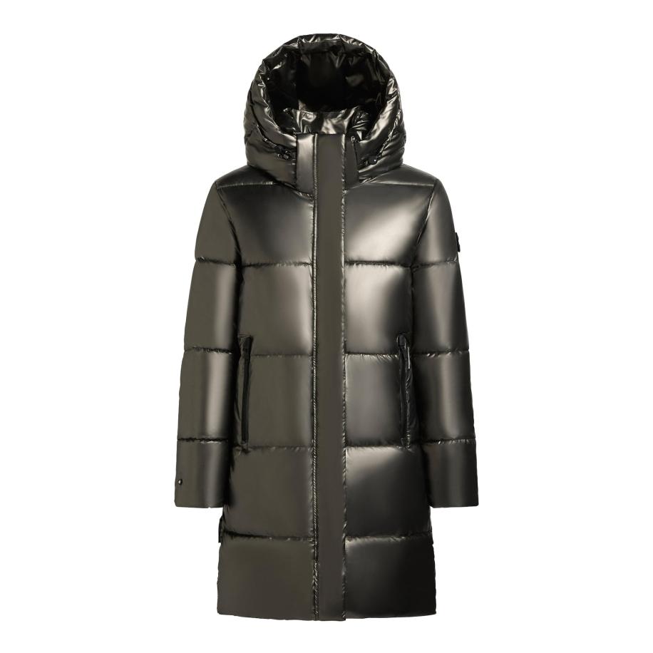 Khujo khujo Wintermantel Haya Shiny-YM bruin -