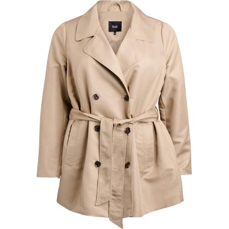 Zizzi Zizzi Tussenmantel Caselin beige