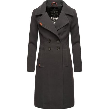 NAVAHOO NAVAHOO Tussenmantel Wooly antraciet