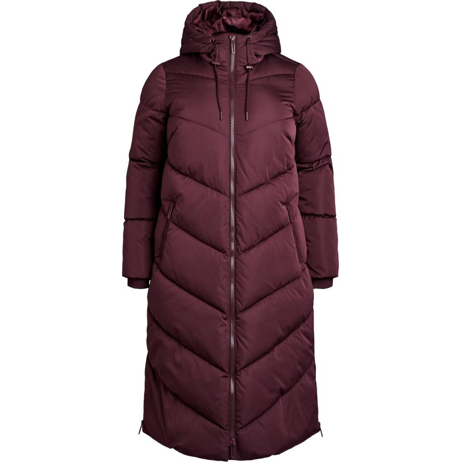 Zizzi Zizzi Tussenmantel Canordic wijnrood -