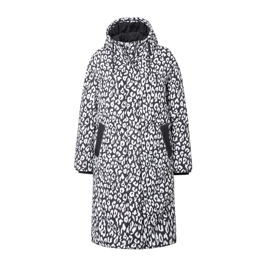 Studio Untold Studio Untold Wintermantel marine / wit -