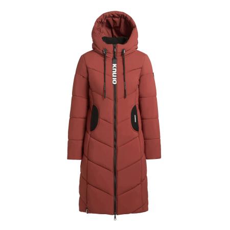 Khujo khujo Wintermantel ARIBAY4 LIGHT donkerrood