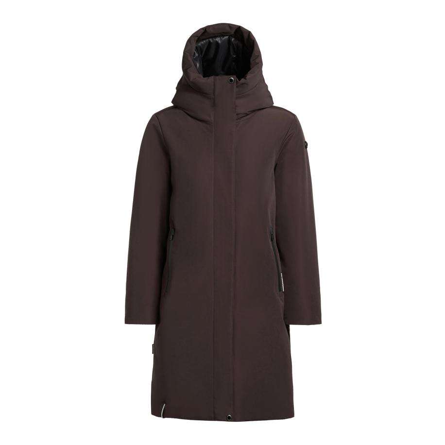 Khujo khujo Wintermantel Nellen2 aubergine -