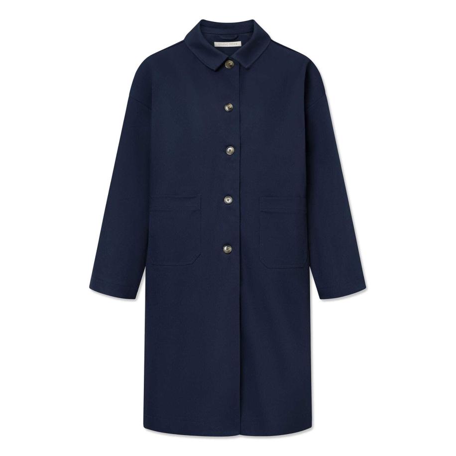 STUDIO FEDER STUDIO FEDER Tussenmantel navy -