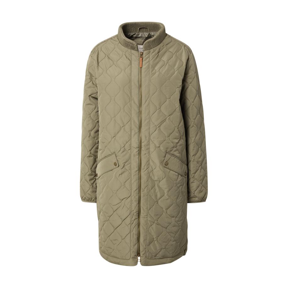 Cream Cream Winterjas Arwen olijfgroen -