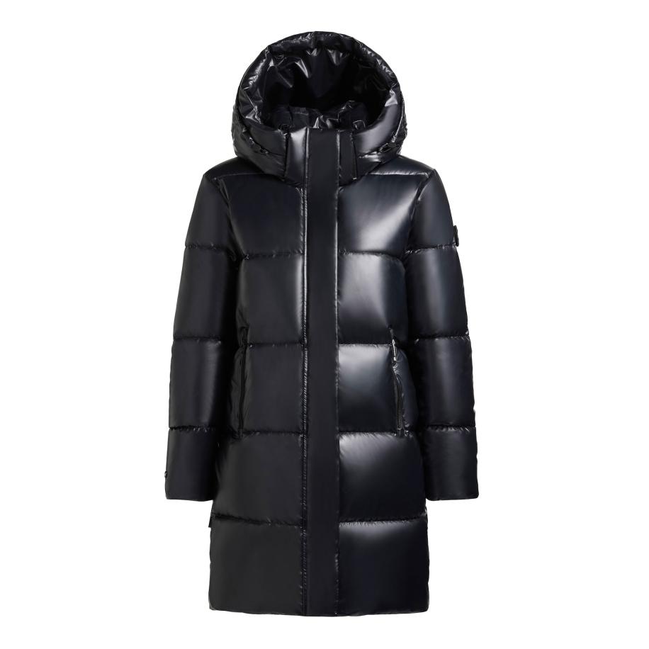 Khujo khujo Wintermantel Haya2 Shiny nachtblauw -