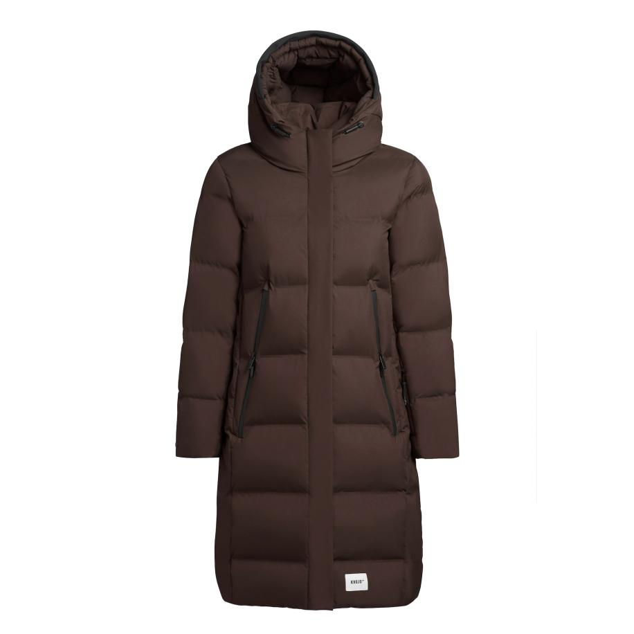 Khujo khujo Wintermantel Hayana aubergine -