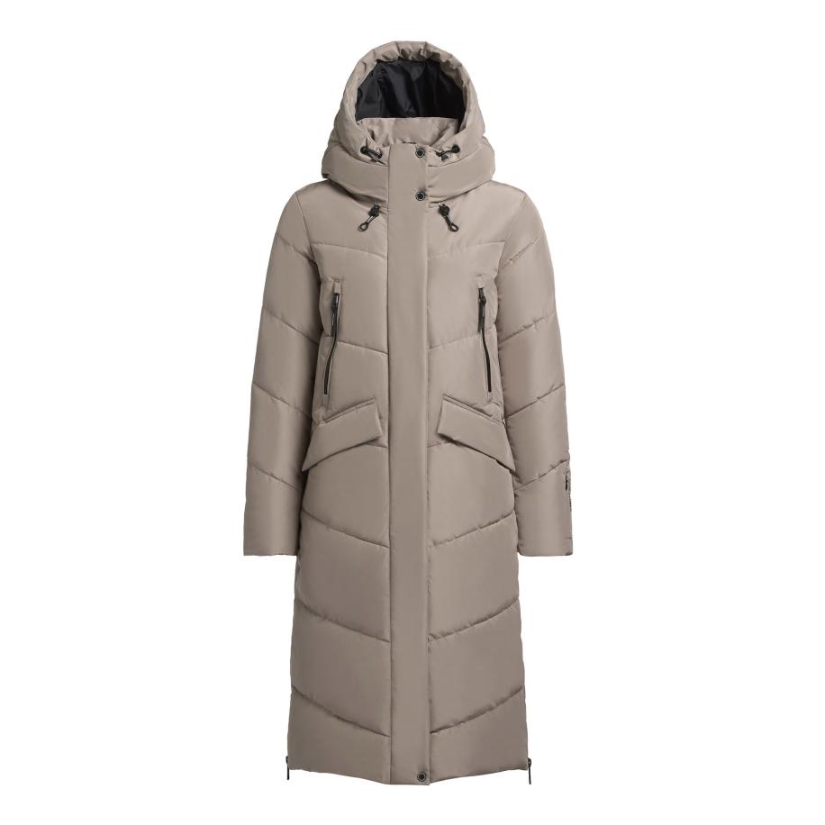 Khujo khujo Wintermantel EVIEL beige / greige -