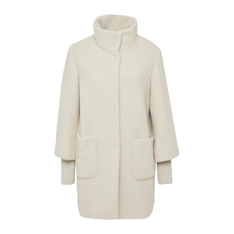 s.Oliver Tussenmantel lichtbeige Bruin