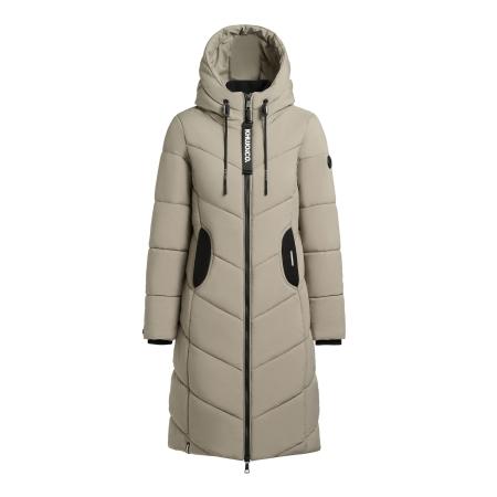 Khujo khujo Wintermantel Aribay6 lichtgrijs