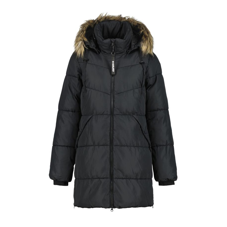 Icepeak ICEPEAK Wintermantel Adaire zwart -
