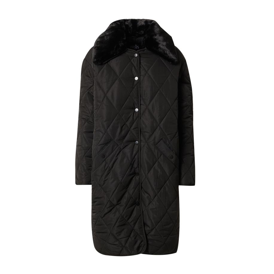 Wallis Wallis Tussenmantel zwart -