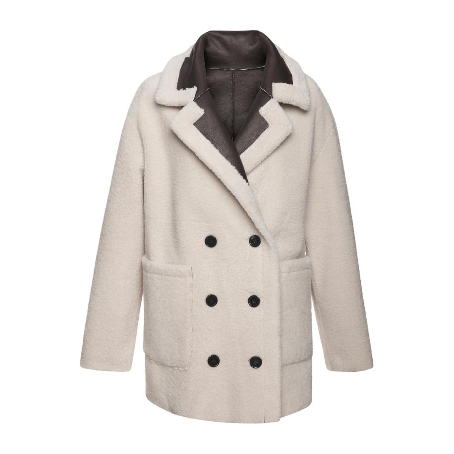 Lascana LASCANA Wintermantel beige / bruin -