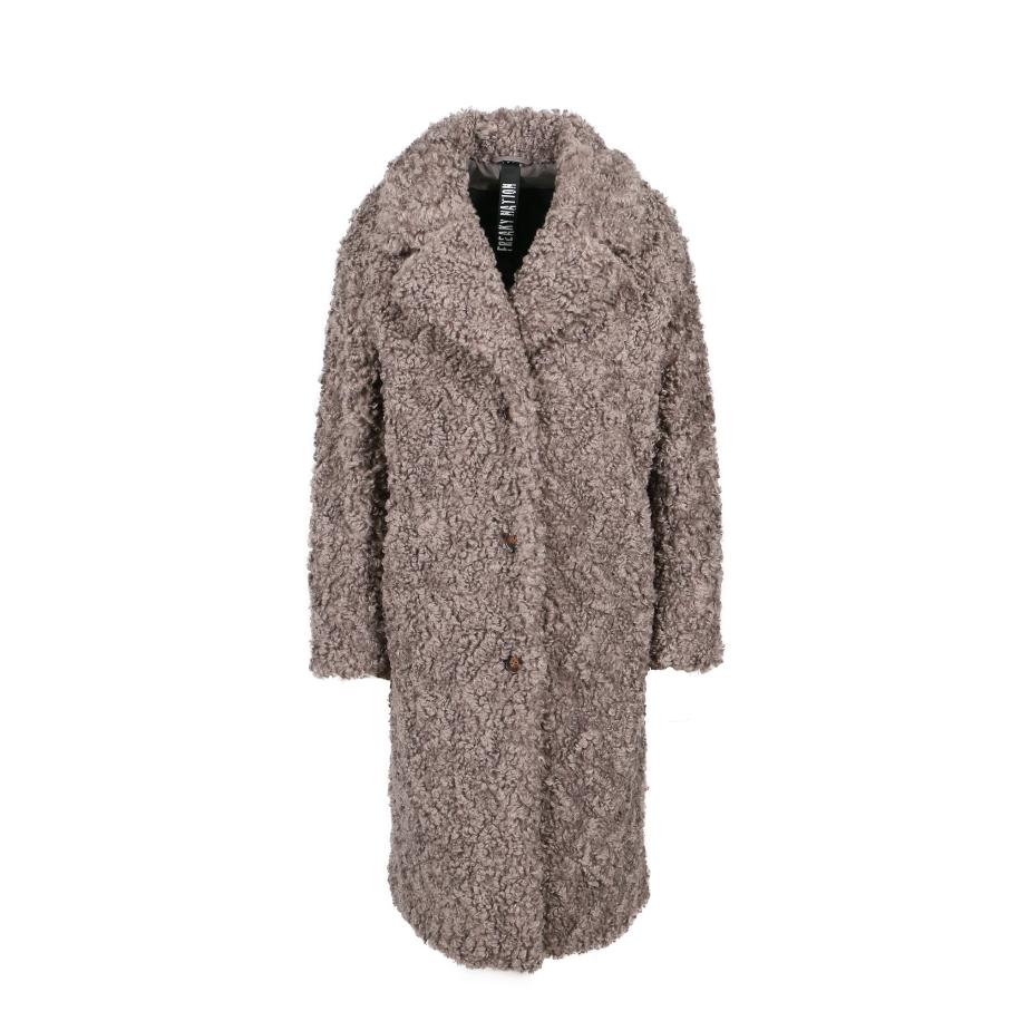 Freaky Nation FREAKY NATION Wintermantel Mood basaltgrijs -