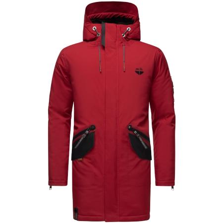 STONE HARBOUR STONE HARBOUR Winterparka Ragaan rood / zwart