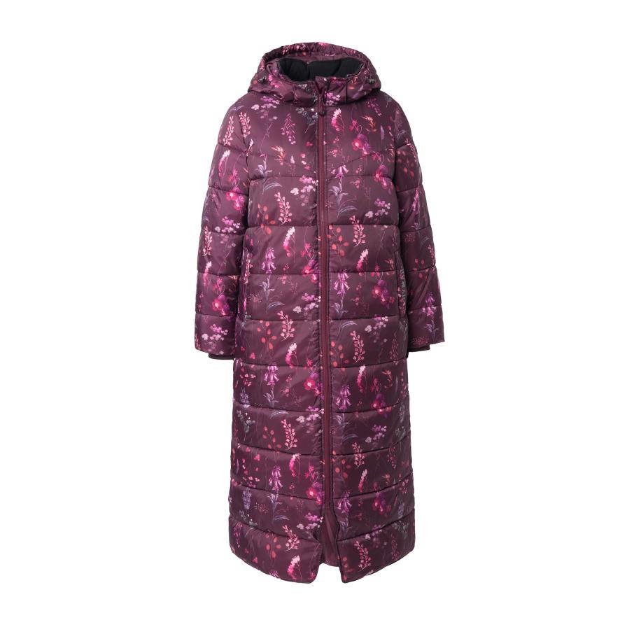 Ulla Popken Ulla Popken Wintermantel donkerlila / framboos -