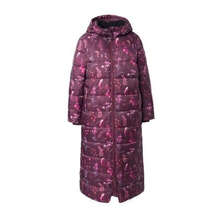 Ulla Popken Ulla Popken Wintermantel donkerlila / framboos