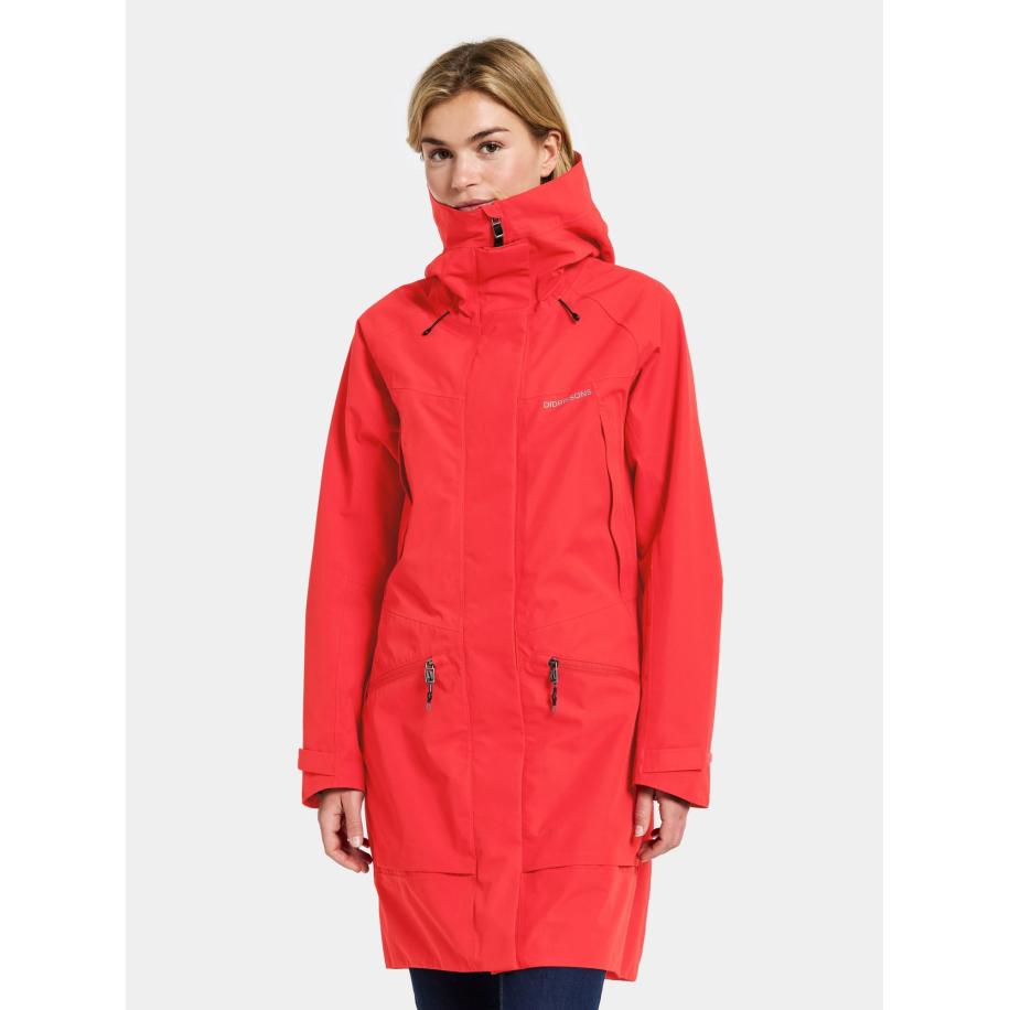 Didriksons Didriksons Outdoormantel ILMA rood -