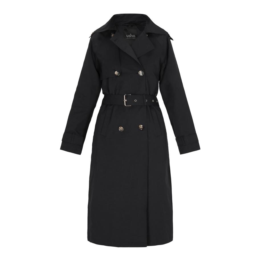 Usha usha BLACK LABEL Tussenmantel zwart -