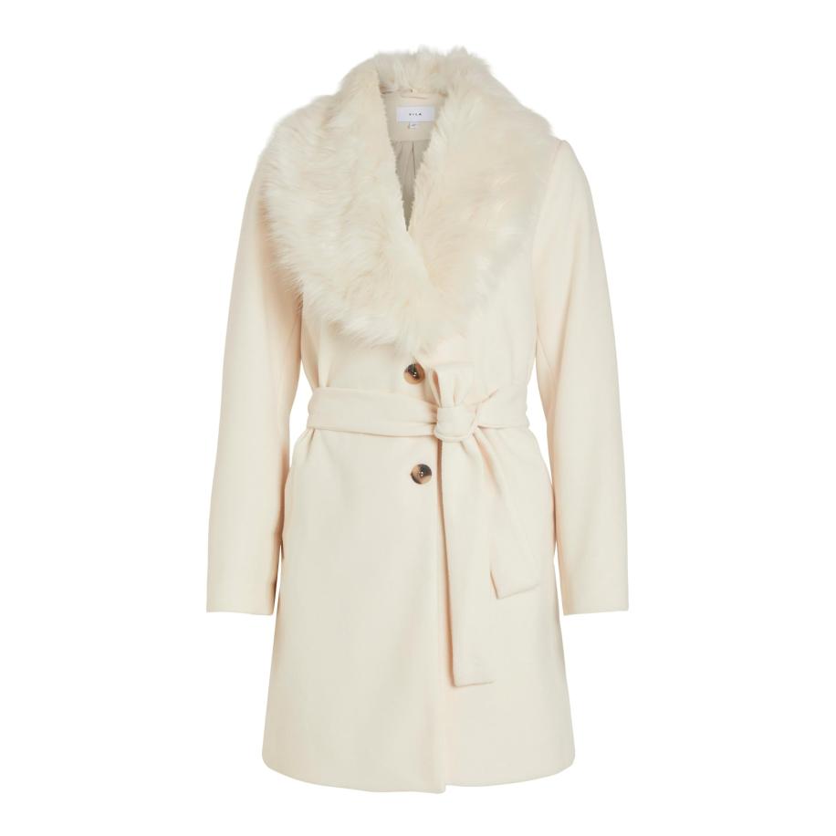 Vila VILA Tussenmantel VMetil ivoor -