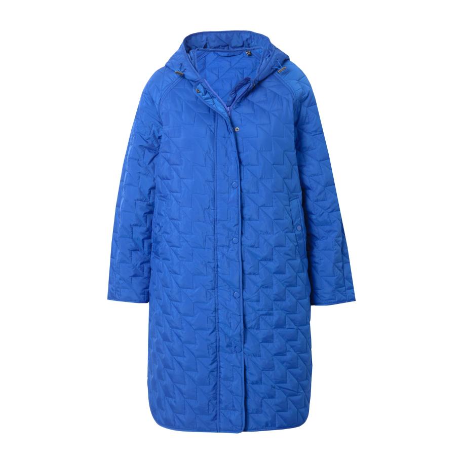 Ulla Popken Ulla Popken Tussenmantel royal blue/koningsblauw -