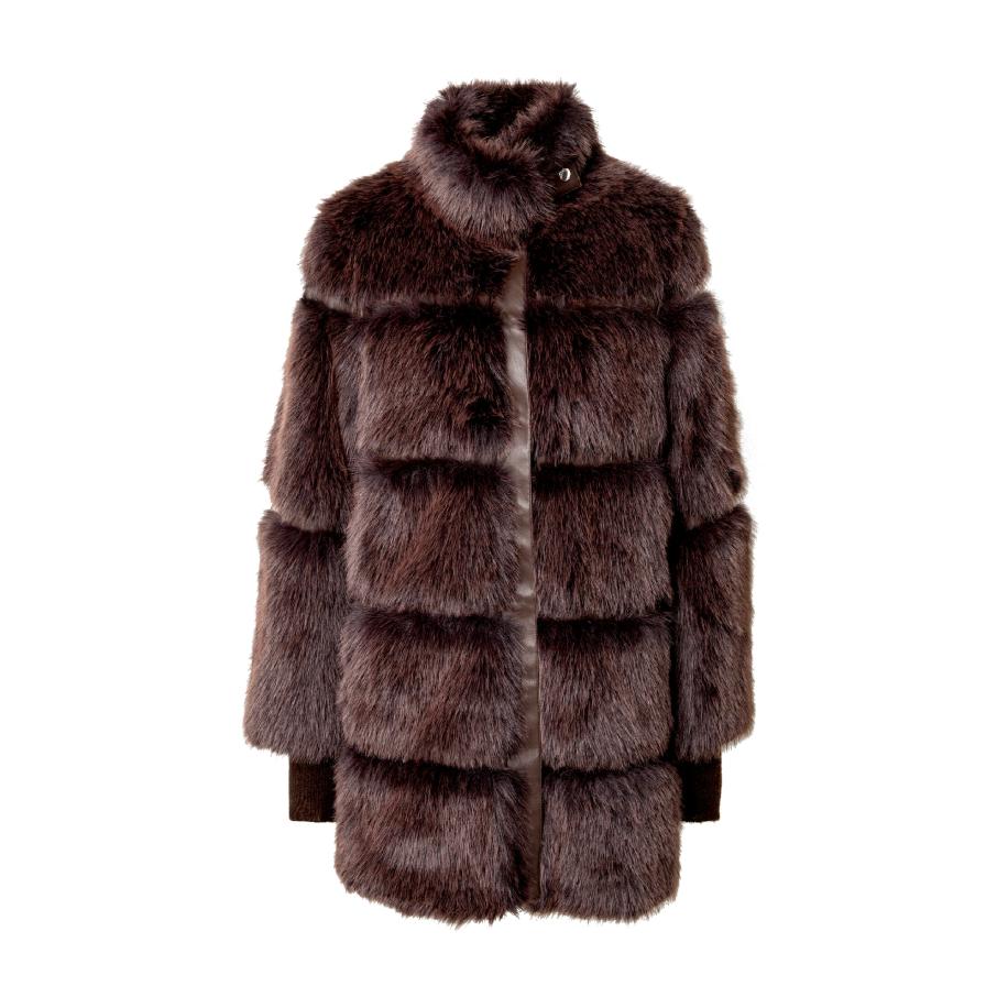 Patrizia Pepe PATRIZIA PEPE Tussenmantel chocoladebruin -