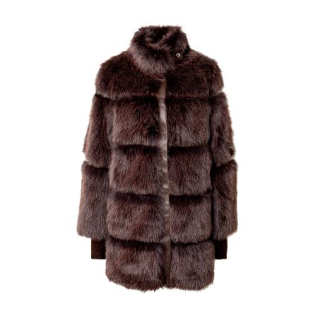 Patrizia Pepe PATRIZIA PEPE Tussenmantel chocoladebruin