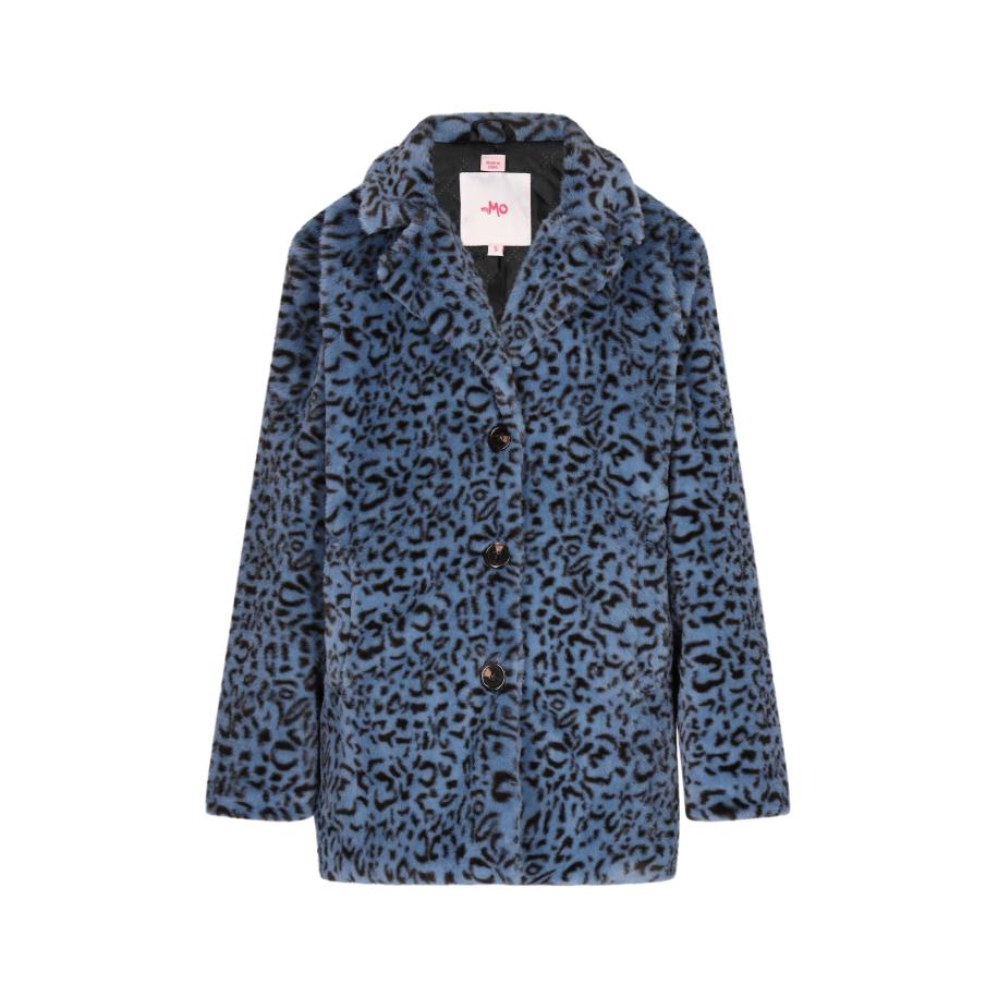 MYMO MYMO Tussenmantel blauw / zwart -