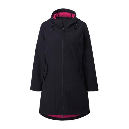 Ulla Popken Ulla Popken Functionele mantel Hyprar donkerroze / zwart