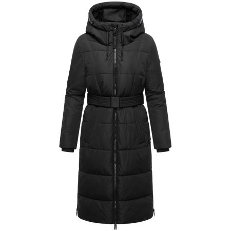 NAVAHOO NAVAHOO Wintermantel Herbstnebel 14 zwart