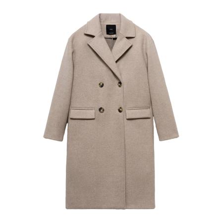 Mango MANGO Tussenmantel TABISA crème