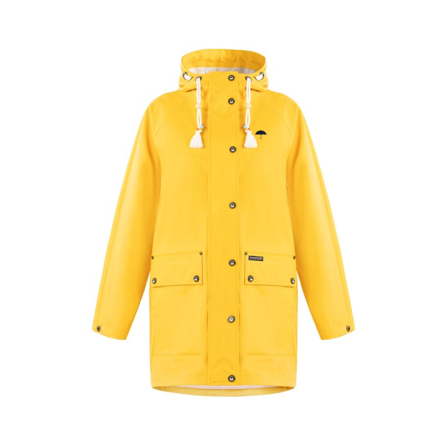 Schmuddelwedda Schmuddelwedda Functionele mantel honing / wit -