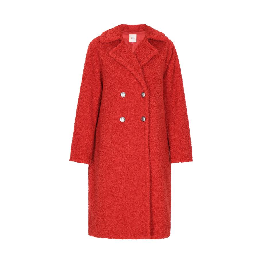 IZIA IZIA Tussenmantel rood -
