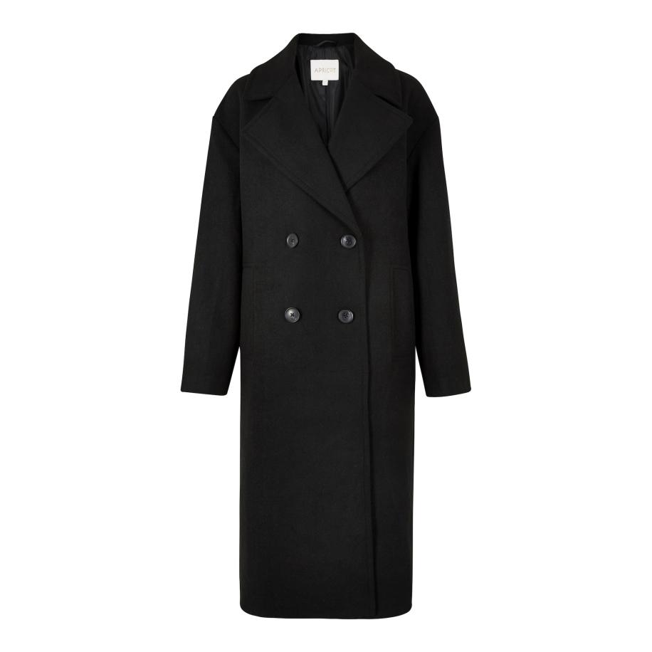 Apricot Apricot Wintermantel zwart -