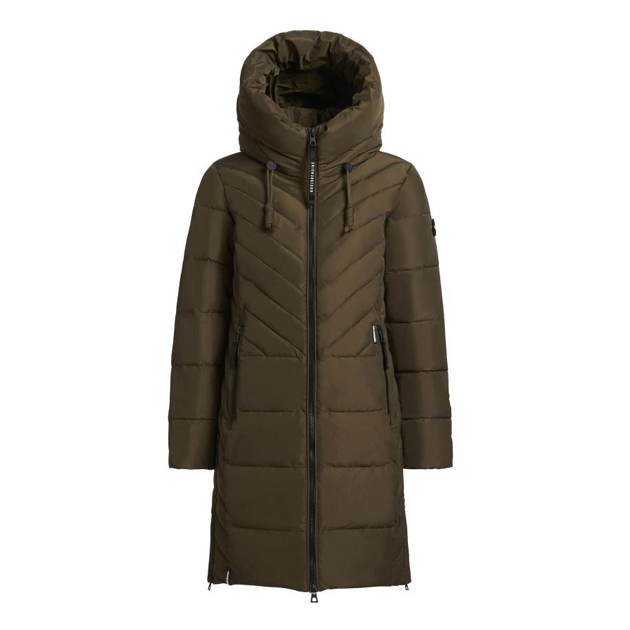 Khujo khujo Wintermantel Gung olijfgroen -