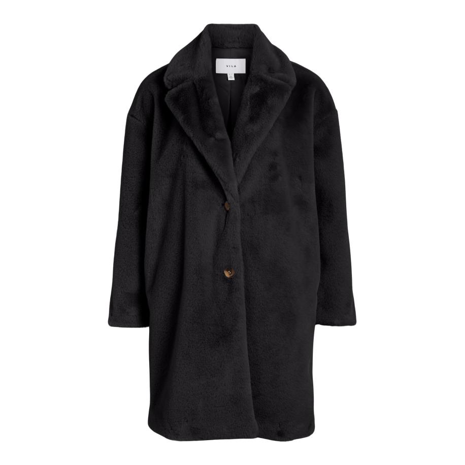 Vila VILA Wintermantel Feba zwart -