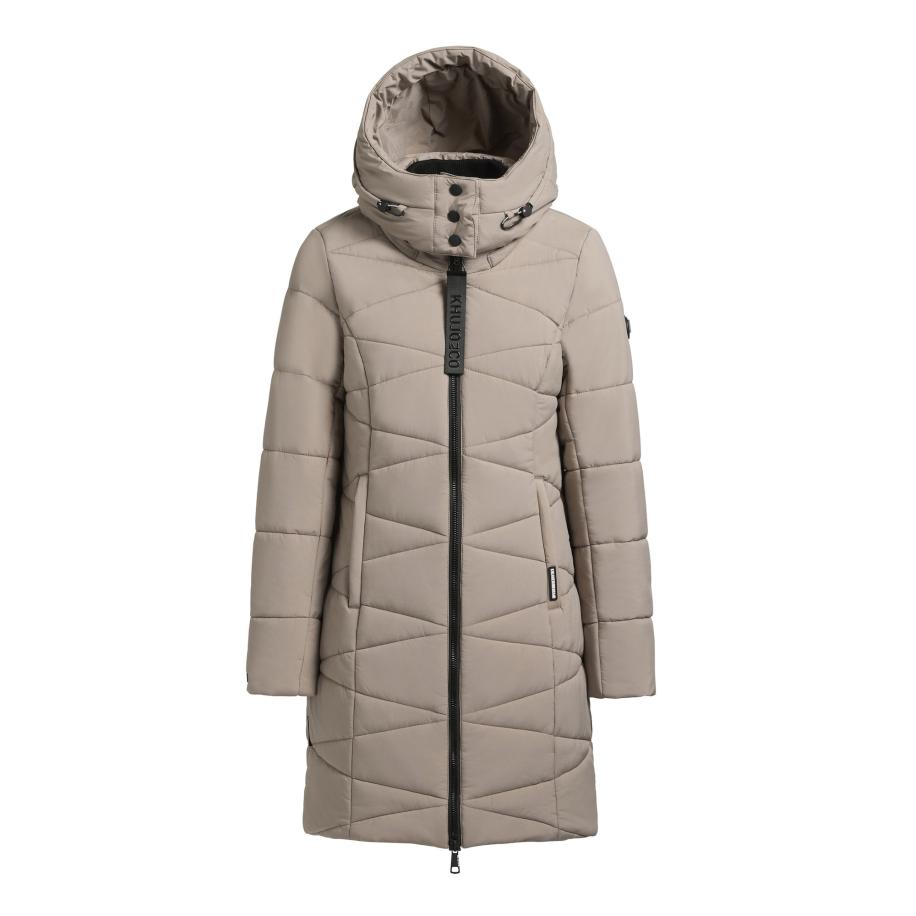 Khujo khujo Wintermantel Fitt3 beige / zwart -
