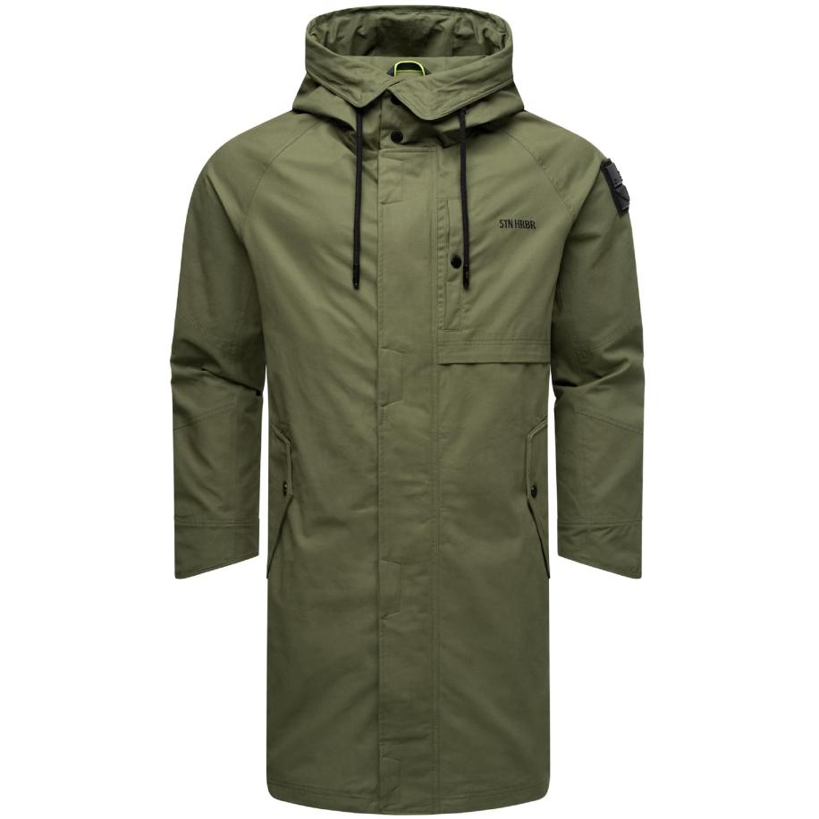 STONE HARBOUR STONE HARBOUR Tussenjas Yaroon olijfgroen / zwart -