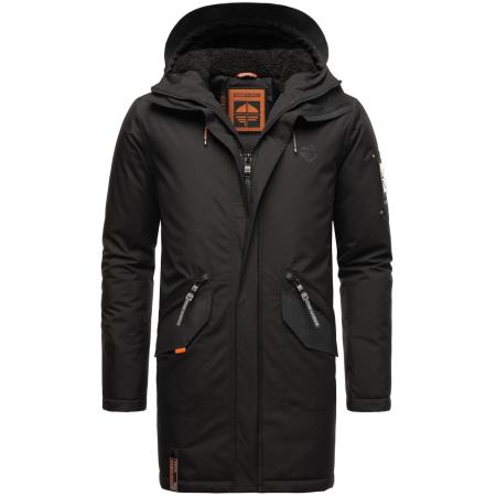 STONE HARBOUR STONE HARBOUR Winterparka Ragaan grijs / neonoranje / zwart