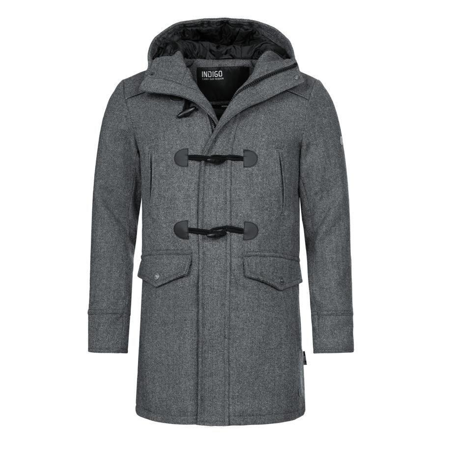 INDICODE JEANS INDICODE JEANS Tussenjas grijs gemêleerd / wit -