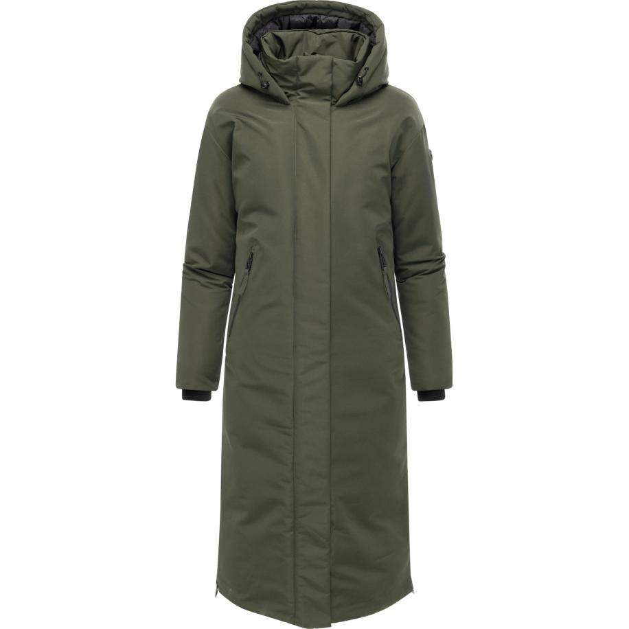 NAVAHOO NAVAHOO Wintermantel Schneewächter 14 donkergroen -