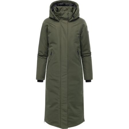 NAVAHOO NAVAHOO Wintermantel Schneewächter 14 donkergroen