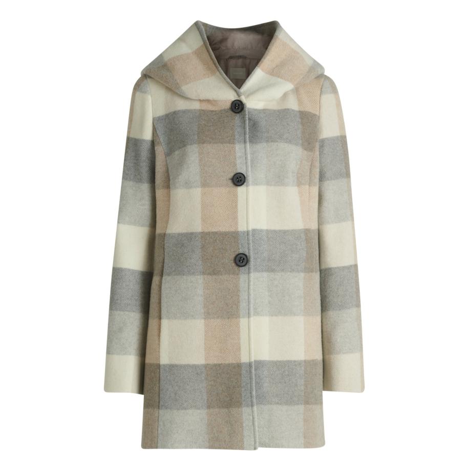 Amber & June Tussenmantel beige / crème / grijs / grijs gemêleerd Bruin