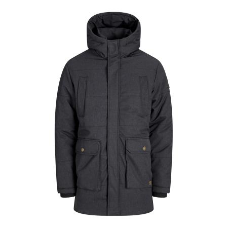 Jack & Jones JACK & JONES Winterparka FINN zwart gemêleerd