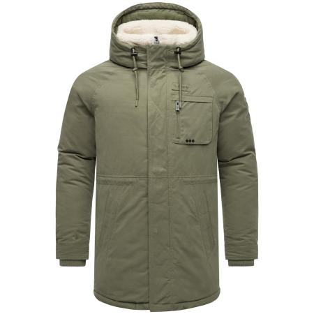 STONE HARBOUR STONE HARBOUR Winterjas Navroos XX ecru / olijfgroen